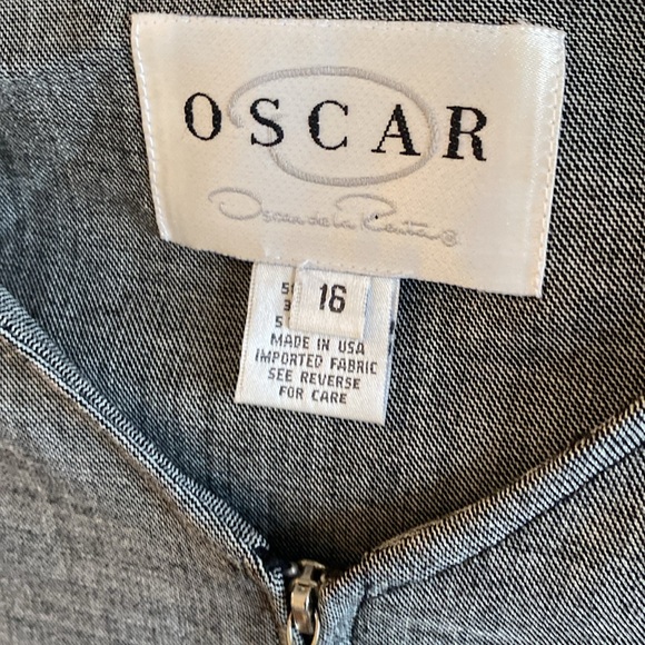 OSCAR de la RENTA zipper front blazer - Picture 4 of 12